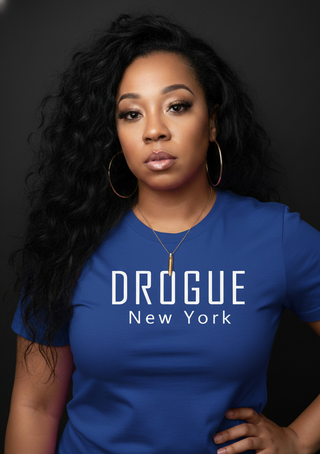 2. DROGUE NEW YORK UNISEX TSHIRT ROYAL