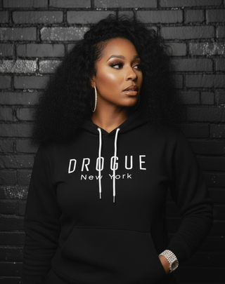 1. DROGUE NEW YORK UNISEX BLACK HOODIE - PRE-ORDER