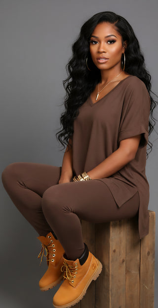 THE NYCHOLE ELLE - THE BROOKLYN LUXE SET - BROWN