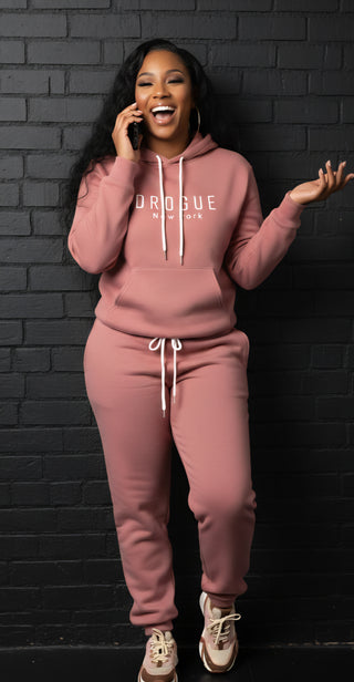 1. DROGUE NEW YORK UNISEX SWEATSUIT MAUVE