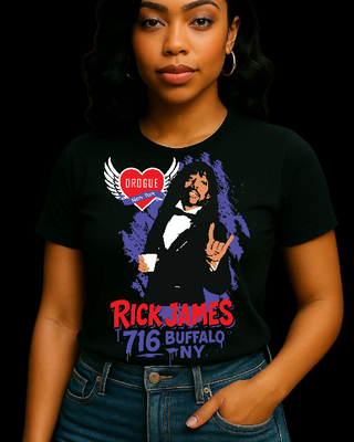 DROGUE NEW YORK UNISEX TSHIRT - RICK JAMES EDITION - PURPLE