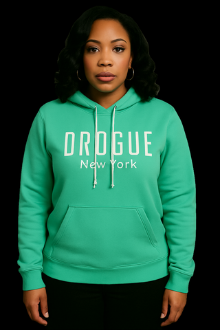 2. DROGUE SPRING UNISEX HOODIE TEAL