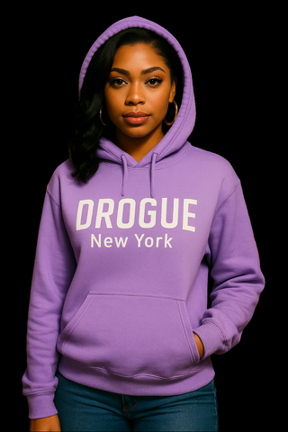 DROGUE NEW YORK UNISEX ORCHID HOODIE