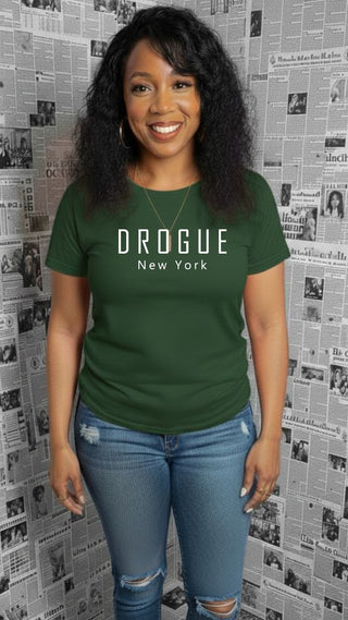 DROGUE NEW YORK GREEN UNISEX TSHIRT