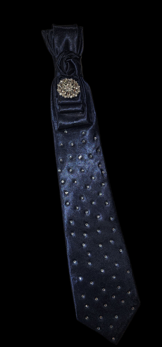 BC - ROYAL SAPPHIRE CRYSTAL TIE