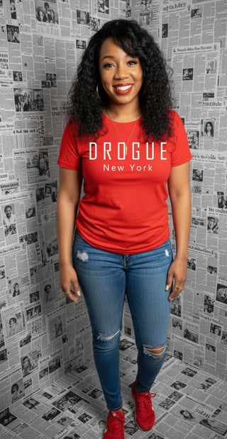 DROGUE NEW YORK UNISEX TSHIRT RED
