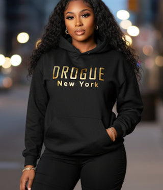 THE DROGUE NEW YORK UNISEX HOLIDAY EDITION HOODIE