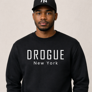 DROGUE NEW YORK UNISEX SWEATSHIRT BLACK