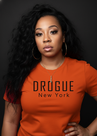 2. DROGUE NEW YORK UNISEX TSHIRT BURNT ORANGE