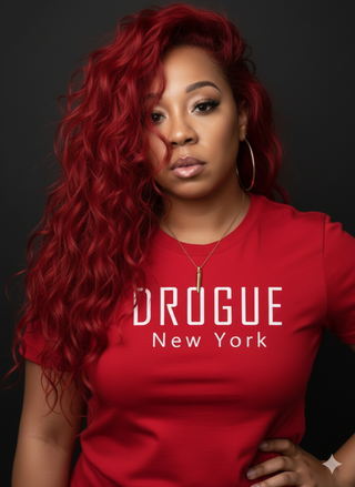 2. DROGUE NEW YORK UNISEX TSHIRT RED