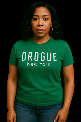 WELCOME TO DROGUE NY UNISEX TSHIRT