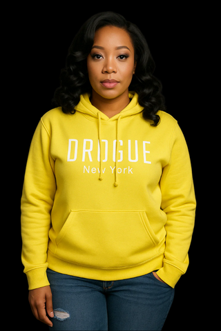 2. DROGUE SPRING UNISEX HOODIE YELLOW